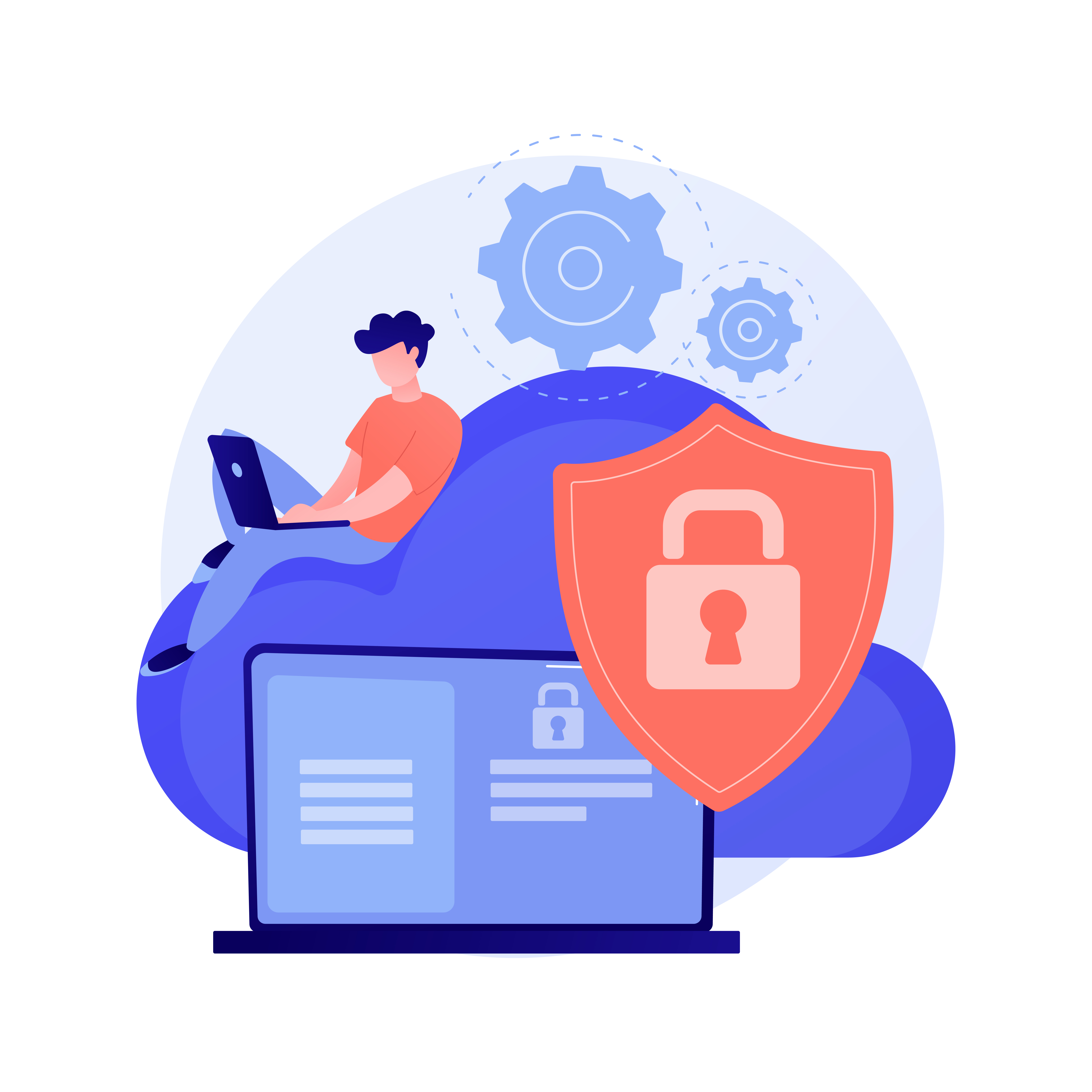 Protección con antivirus